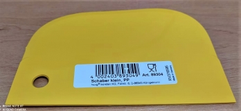 Stěrka 15x10 cm, žlutá, 89304