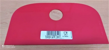 Stěrka PP řeznická extra velká, červená 23x12cm, 89311